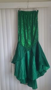 L MERMAID Siren SKIRT HALLOWEEN COSTUME LARGE